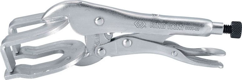 Зажим с фиксатором KING TONY 6665-09 225 мм, с U-образными губками