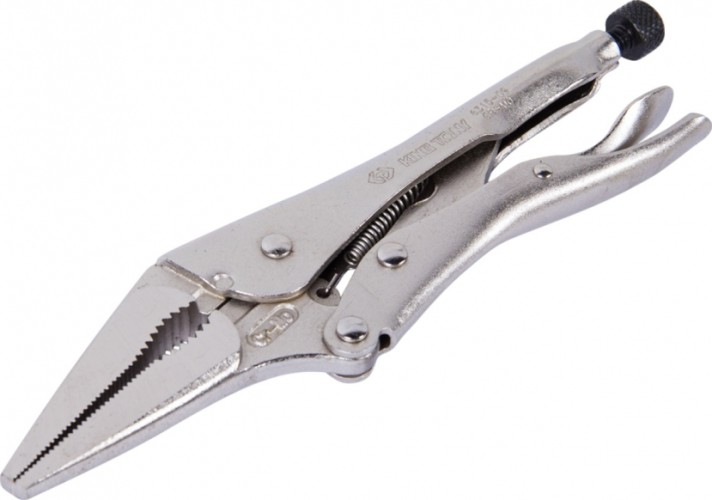 Зажим с фиксатором KING TONY 221 мм тонконосый 6315-09 6315-09