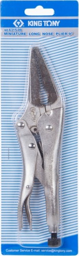 Зажим с фиксатором KING TONY 221 мм тонконосый 6315-09 6315-09 - изображение 2