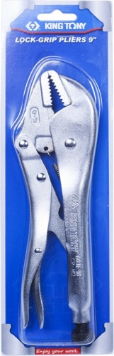 Зажим с фиксатором KING TONY 6031-07R 178 мм, прямой - изображение 3