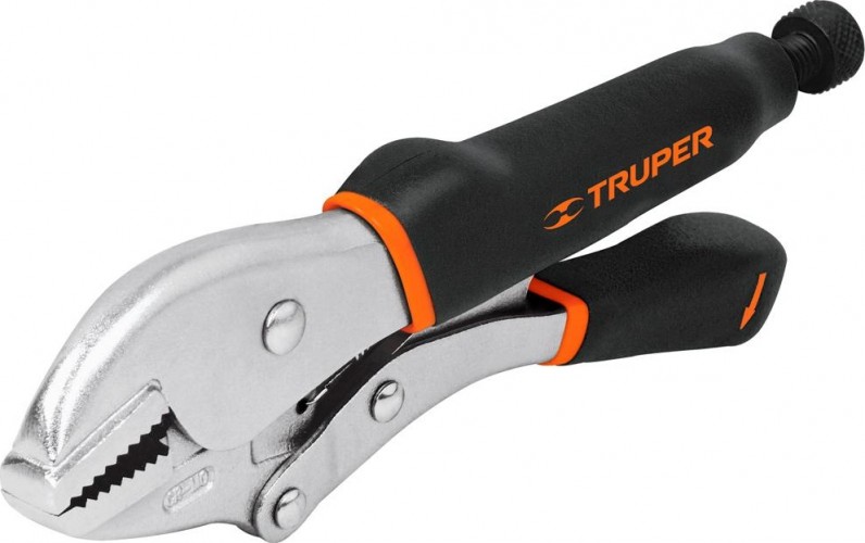 Зажим с фиксатором TRUPER PPT-10RX с прямыми губками 250 мм 17437 17437