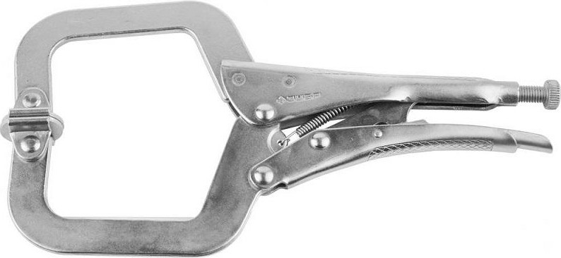 Зажим с фиксатором ЗУБР 22517 280 мм, С-образный регулируемый