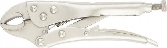 Зажим Sparta 180 мм ручной, полукруглый захват 184205