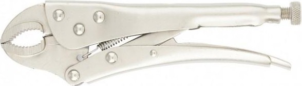 Зажим Sparta 250 мм ручной, полукруглый захват 184305