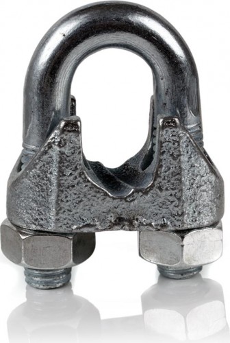 Зажим троса  26 мм DIN 741 оцинкованный 00000047