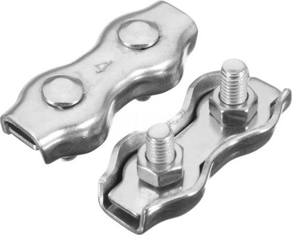 Зажим троса  3 мм DUPLEX из нержавеющей стали А4 А4 DUPLEX 3мм