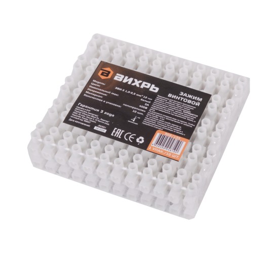 Зажим ВИХРЬ ЗВИ-3 1,0-2,5 mm² винтовой, 12 пар 73/12/3/1 - изображение 4