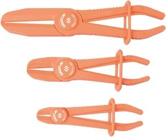 Зажимы пластиковые KING TONY 9AF113 3 предмета для шлангов 15-60 мм