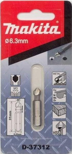 Зенкер MAKITA D-37312 глуб.погруж.6,3х31мм