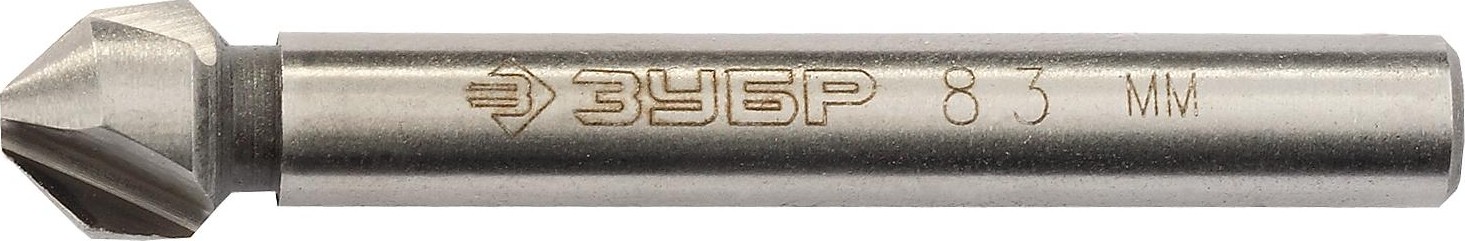 Зенкер ЗУБР ЭКСПЕРТ d 8,3x50мм, конусный, для раззенковки м4 29730-4