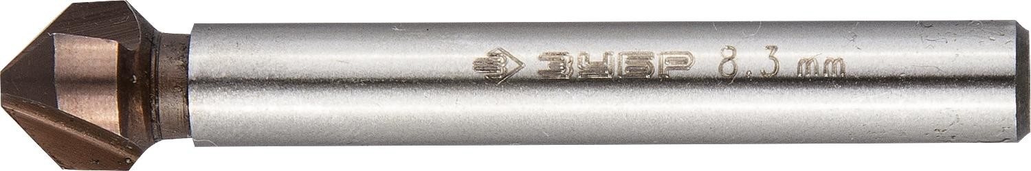 Зенкер ЗУБР ЭКСПЕРТ d 8,3x50мм, конусный, кобальтовое покрытие, для ра 29732-4