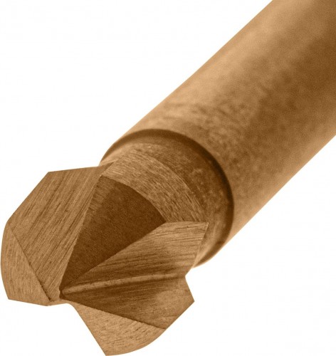 Зенковка по металлу Denzel М3, HSS конусная под цилиндрический хвостовик 72301 - изображение 2