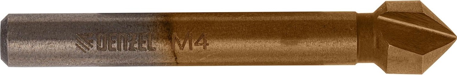 Зенковка по металлу Denzel М4, HSS конусная под цилиндрический хвостовик 72302