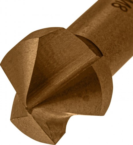 Зенковка по металлу Denzel М8, HSS конусная под цилиндрический хвостовик 72308 - изображение 2