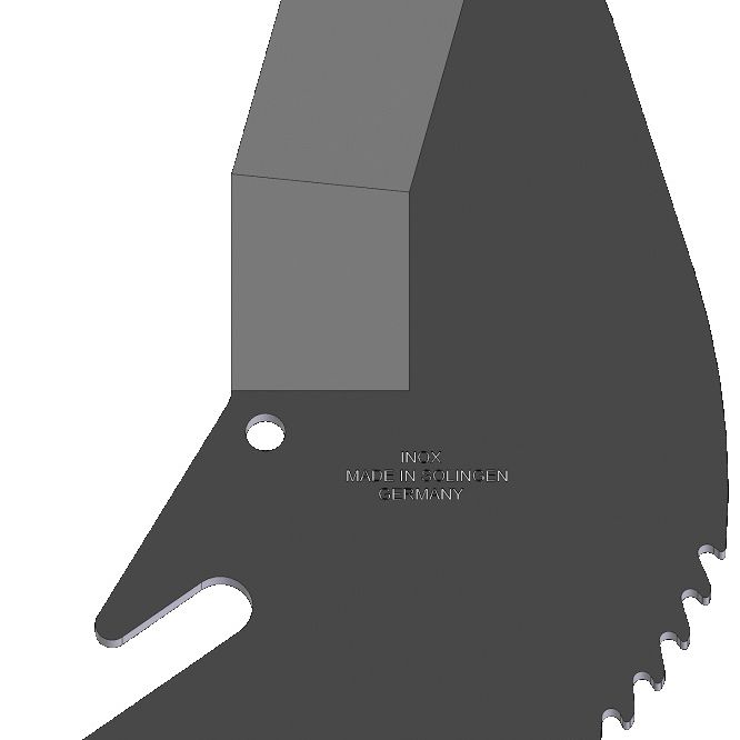 Запасное лезвие для ножниц Zenten 5063-1 (63 мм)