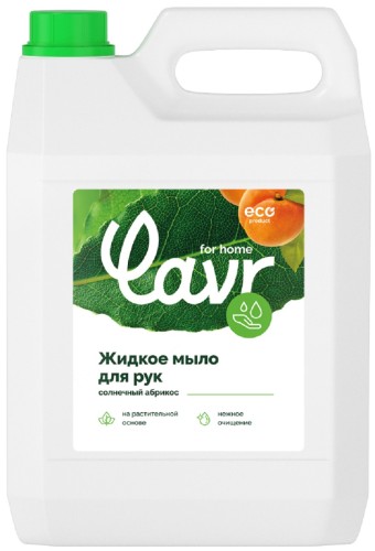 Жидкое мыло LAVR for home солнечный абрикос 5 л 3406