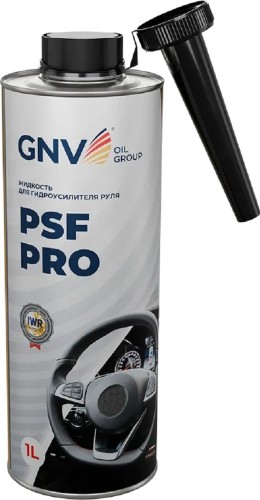 Жидкость гидроусилителя руля GNV PSF Pro синтетическая 1 л (металл. канистра) GPL1M26504218411100001