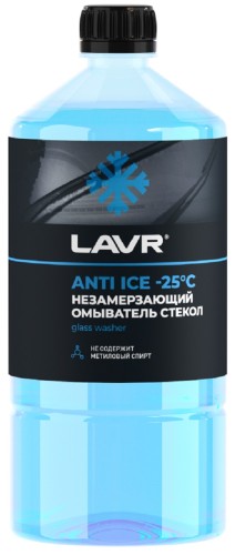 Жидкость стеклоомывающая LAVR Anti Ice (-25 град) 1 л Ln1310