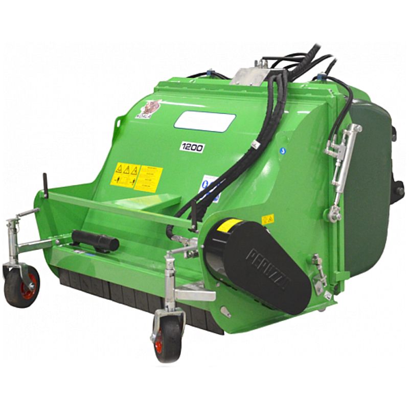 Косилка цеповая ZIMANI KOALA 1200 с бункером (120см; 700л; 3-х точечная сцепка)