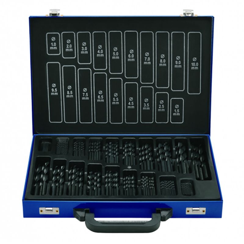 Набор свёрл по металлу ZIRA HSS-G (металлический кейс)