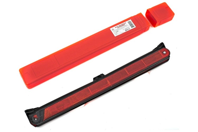 Знак аварийной остановки ARNEZI A0202007 c металлическими ножками в панеле - изображение 3