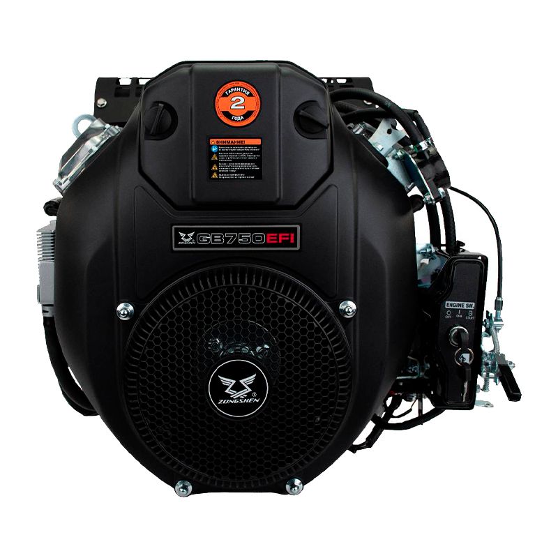Двигатель бензиновый Zongshen GB 750 EFI (28,575)
