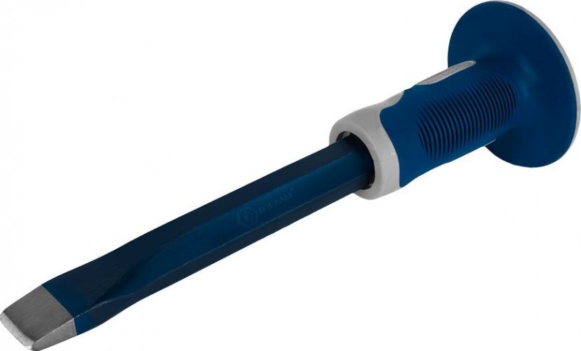 Зубило Кобальт 249-570 плоское 25х300 мм с протектором - изображение 2