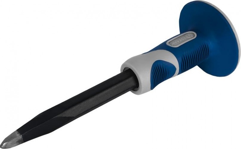 Зубило Кобальт 249-587 пикообразное 4х250 мм. с протектором - изображение 2