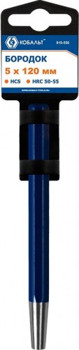 Зубило Кобальт 919-556 бородок 5х120