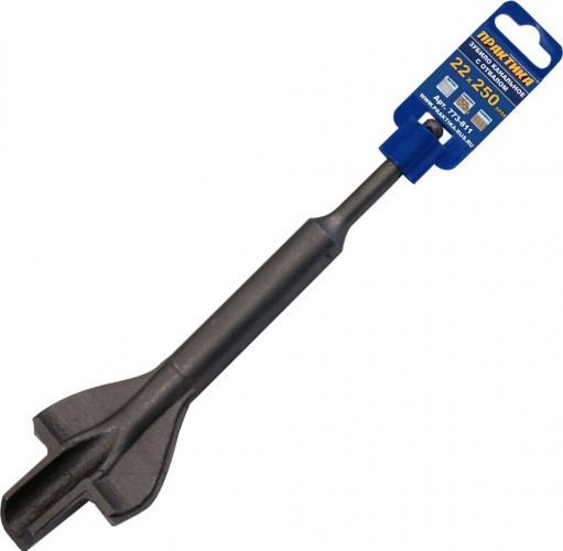 Зубило ПРАКТИКА SDS-plus 250х40 мм, канавочное с отвалом 773-811 773-811