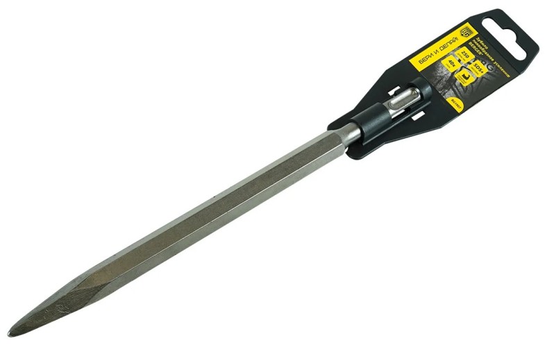 Зубило SDS-plus BERGER BG1907 пикообразное усиленное 250 мм