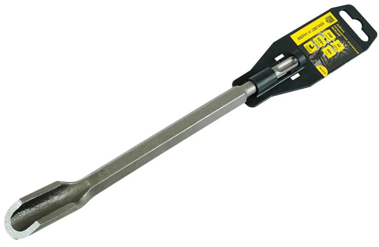 Зубило SDS-plus BERGER BG1910 полукруглое усиленное 22-250 мм