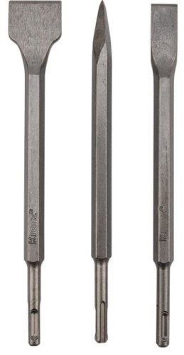 Зубило SDS-plus Kranz KR-91-0430 набор для перфоратора, 3 пр.