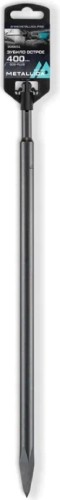 Зубило SDS-plus METALLICA Optima 400/350 мм пикообразное по бетону 906651