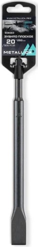 Зубило SDS-plus METALLICA Optima 20х250/200 мм плоское по бетону 906682
