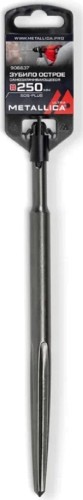 Зубило SDS-plus METALLICA Ultra 250/200 мм пикообразное самозатачивающееся по бетону 906637