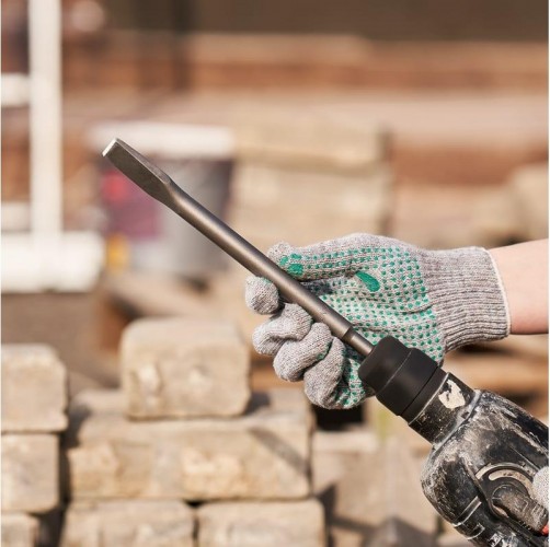 Зубило SDS-plus REXANT Плоское 14х20х250 мм 91-0207 - изображение 4