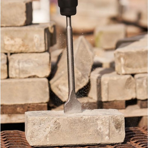 Зубило SDS-plus REXANT Плоское широкое 14х40х250 мм 91-0203 - изображение 5