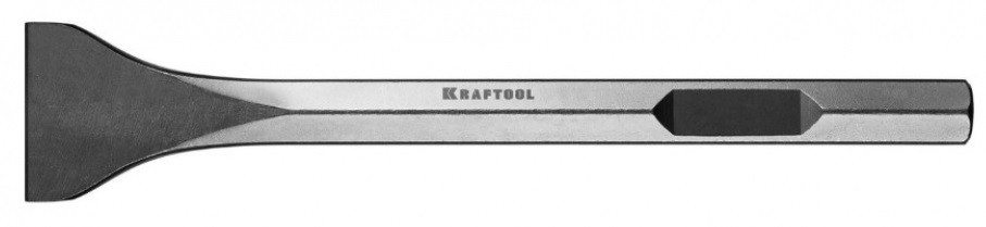 Зубило шестигранное KRAFTOOL 29341-75-400 hex 28 alligator лопаточное, 75х400 мм