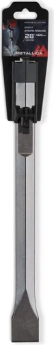 Зубило шестигранное METALLICA Ultra 28x400/250 мм плоское HEX-28 по бетону 906934