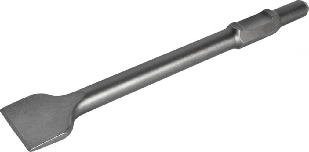 Зубило шестигранное ПРАКТИКА 914-659 hex плоское 30x410x75 mm - изображение 2