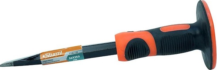 Зубило Sturm 1 150 102 закал. сталь, обрезиненная рукоятка 1150102