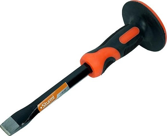 Зубило Sturm 1 150 102 закал. сталь, обрезиненная рукоятка 1150102 - изображение 2