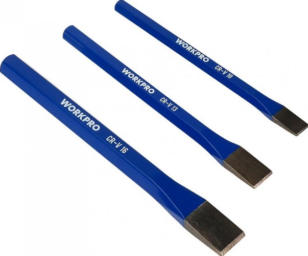 Зубило WORKPRO WP201302 по бетону 3шт набор - изображение 3