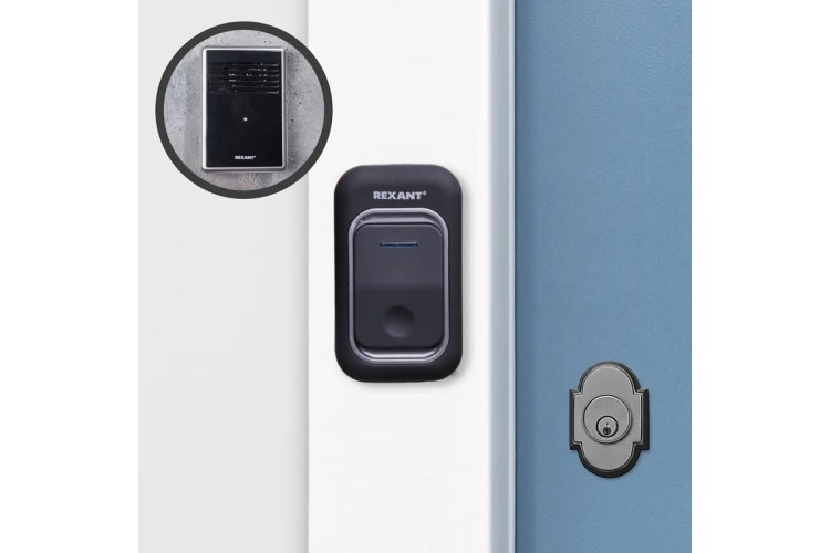 Звонок дверной REXANT 73-0015 беспроводной c цифровым кодированием, 150м - изображение 2