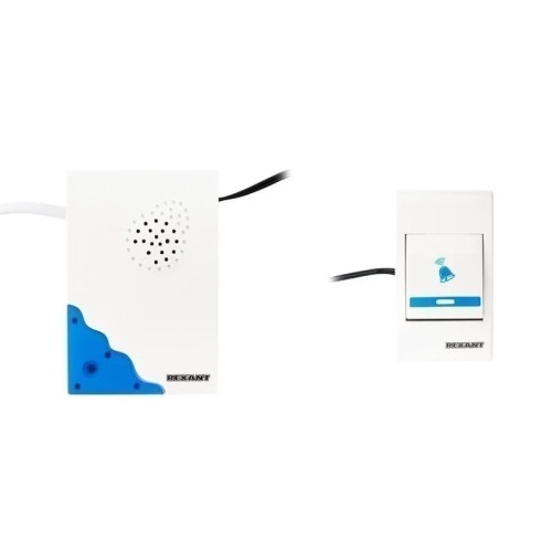 Звонок дверной REXANT 73-0080 электрический с проводом и кнопкой,  RX-8 - изображение 4