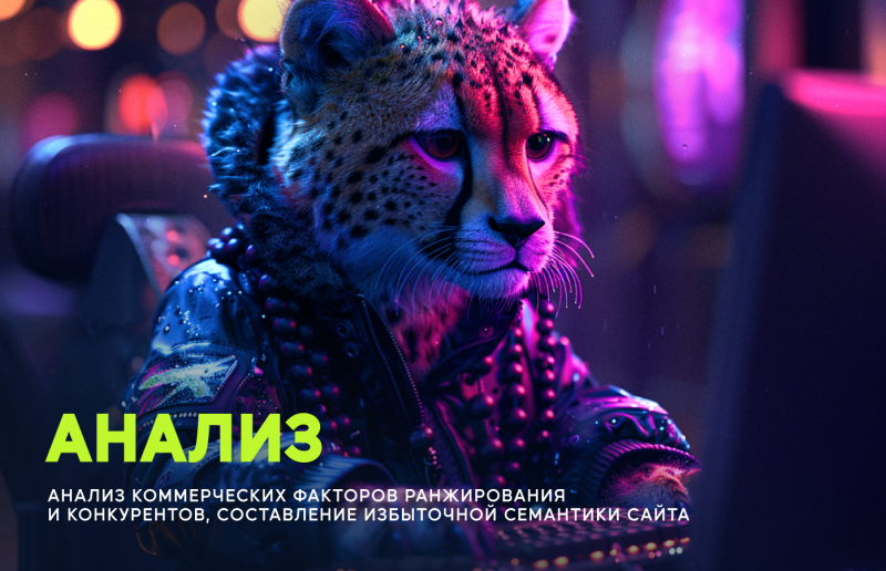 Анализ коммерческих факторов ранжирования и конкурентов, составление избыточной семантики сайта