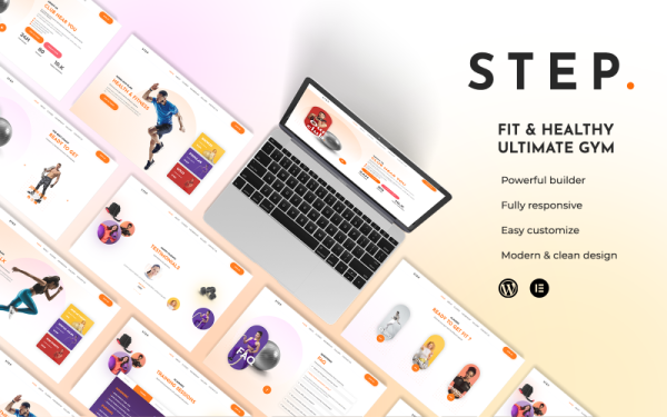 Step - тема Wordpress Fit & Healthy Gym