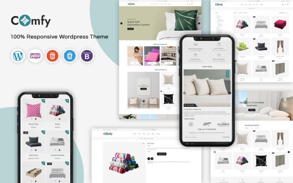 Comfy — адаптивный шаблон WooCommerce