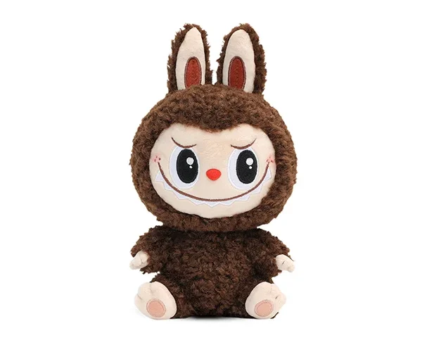 Плюшевая игрушка Pop Mart Labubu Plush Doll, коричневый